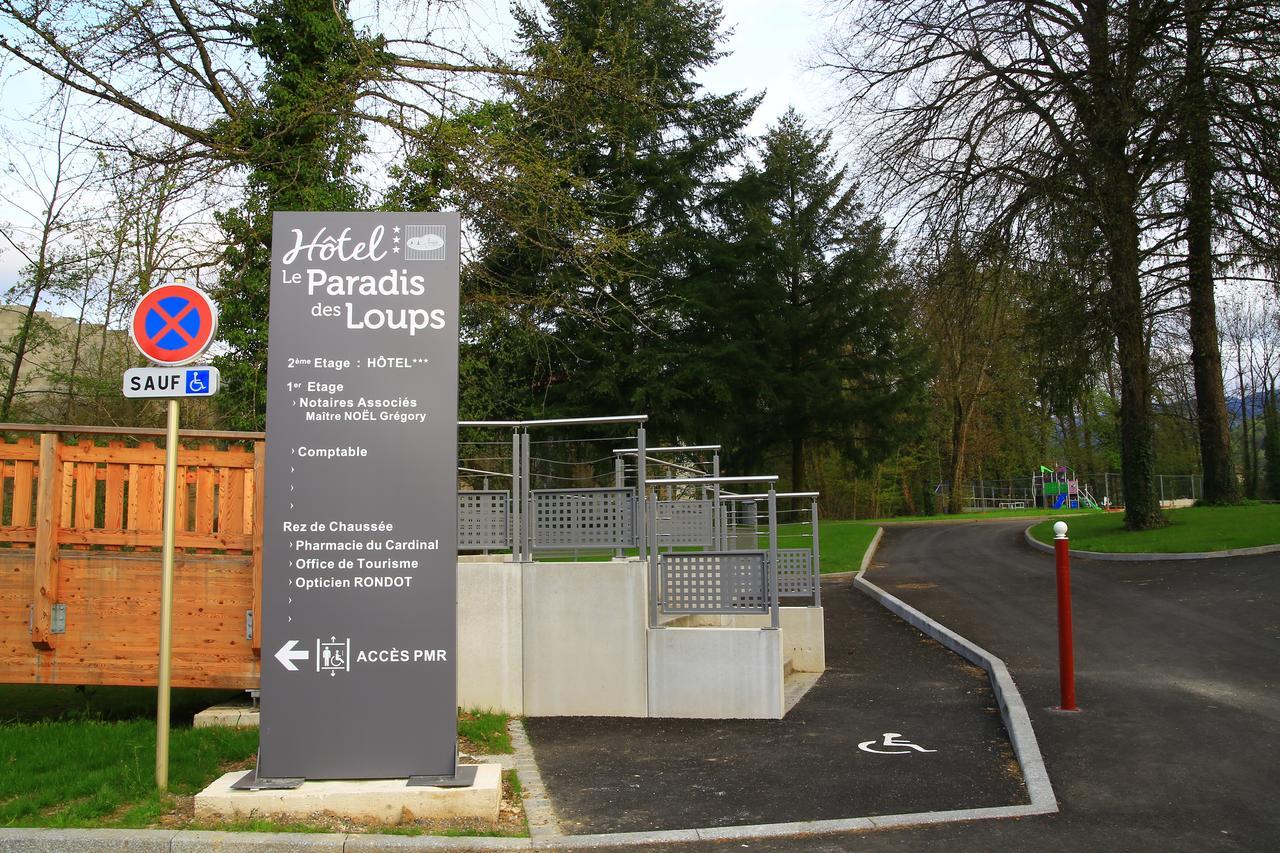 Hôtel Le Paradis Des Loups Giromagny Exterior foto